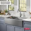 36&rdquo; Workstation Undermount&nbsp;Single Bowl&nbsp;16 Gauge Stainless Steel&nbsp;Farmhouse Apron Front Kitchen Sink&nbsp;with&nbsp;WorkFlow&trade; Ledge and Accessories